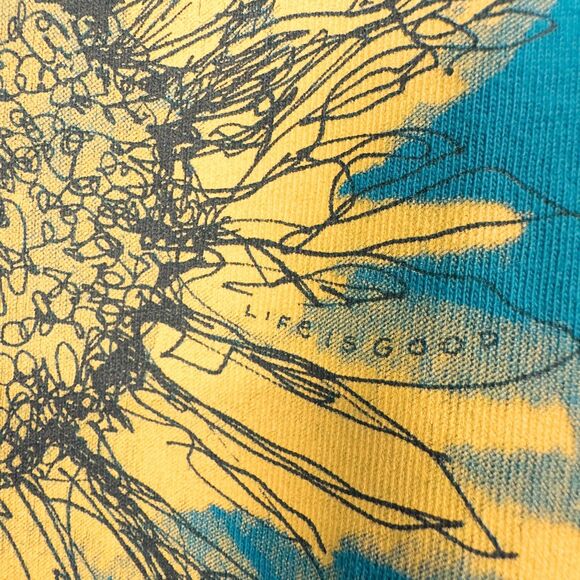 Life Is Good Scribbled Sunflower Womens XL Short Sleeve Crew Neck Crusher Tee - Picture 12 of 16